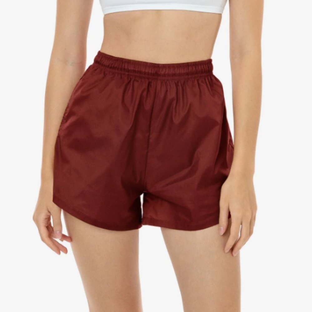 LA Apparel RNF314 - Women's Nylon Track Shorts